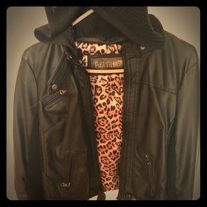 Faux Leather Jacket